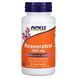 NOW Foods, Resveratrol, 200 mg, 60 вегетаріанських капсул