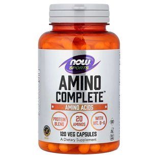 NOW Foods, Amino Complete&trade;, 120 капсул