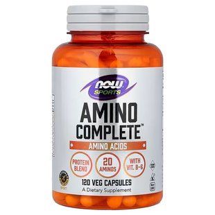 NOW Foods, Amino Complete&trade;, 120 капсул