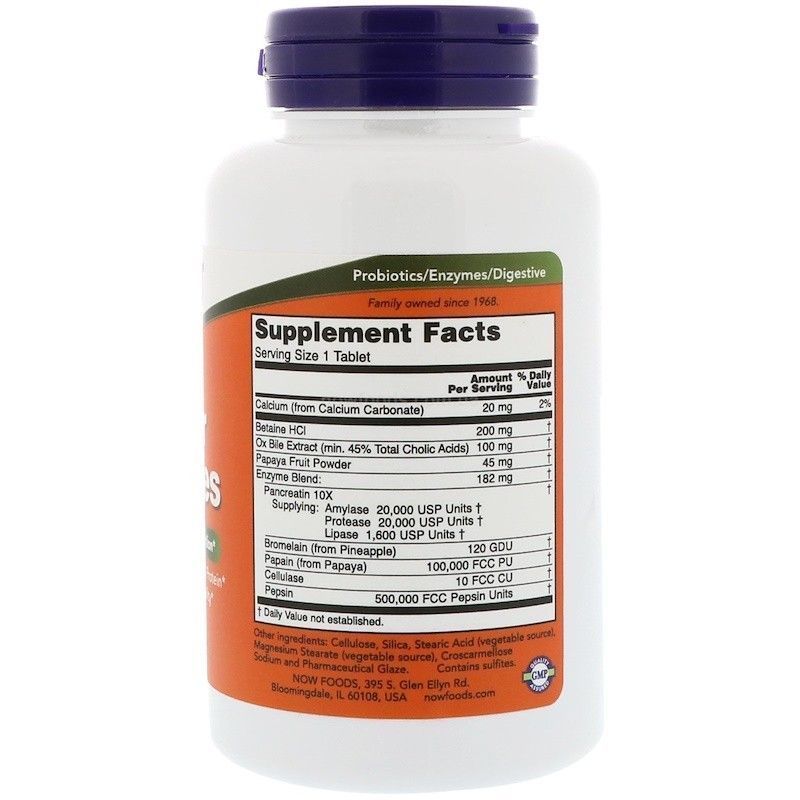 NOW Foods, Super Enzymes, 90 таблеток