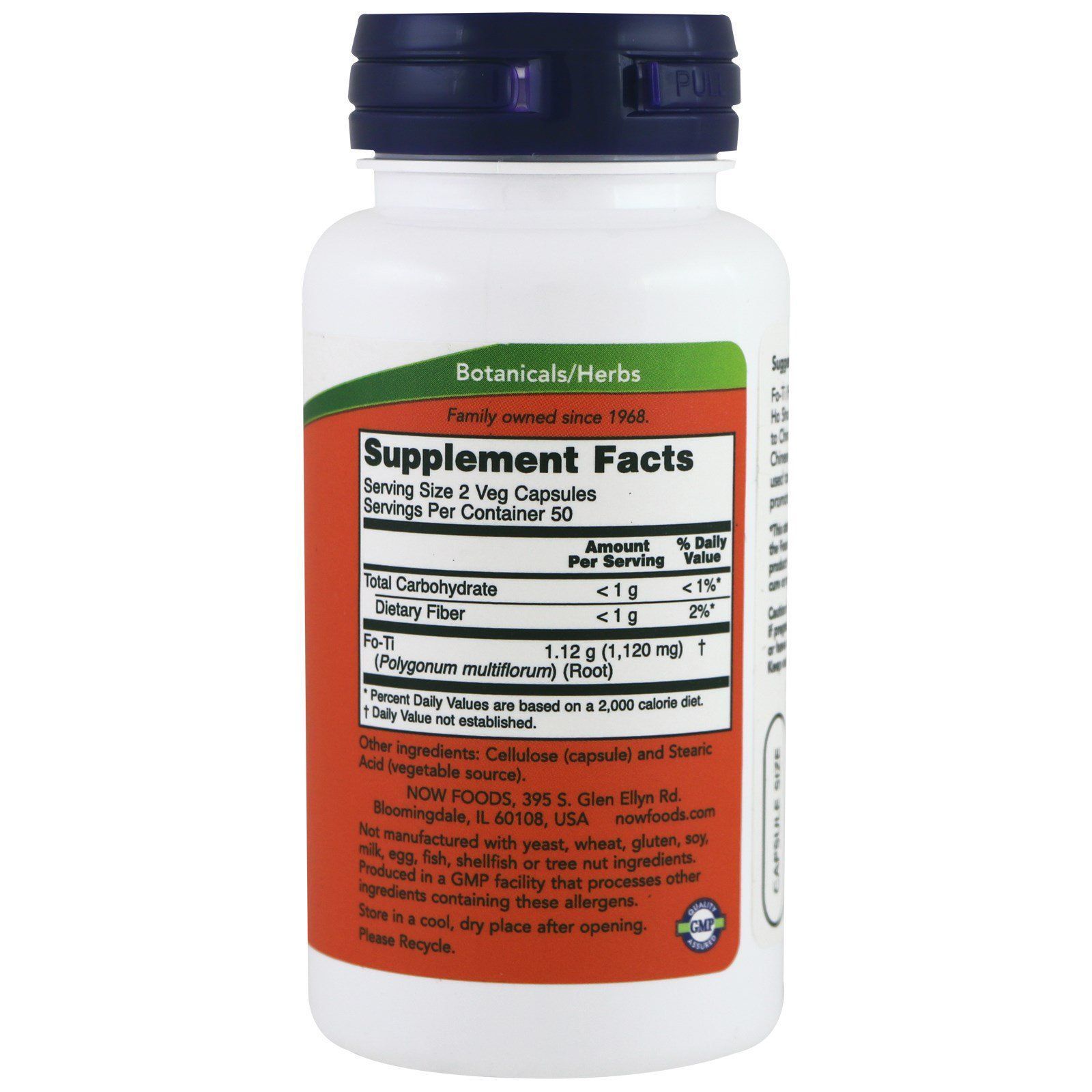 NOW Foods, Fo-Ti, 560 мг, 100 капсул