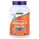 NOW Foods, Omega-3, Molecularly Distilled, 200 капсул