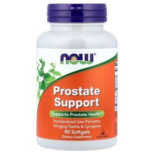 NOW Foods, Prostate Support, 90 м'яких капсул