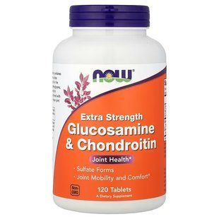 NOW Foods, Glucosamine & Chondroitin, Extra Strength, 120 таблеток