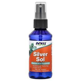 NOW Foods, Silver Sol, 118 мл