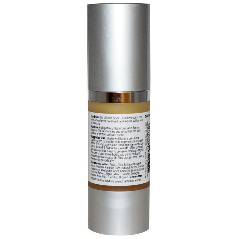 NOW Foods, Solutions, Hyaluronic Acid Firming Serum, 30 мл