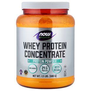 NOW Foods, Sports, Whey Protein Concentrate, Unflavored, 680 g