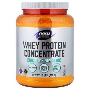 NOW Foods, Sports, Whey Protein Concentrate, Unflavored, 680 g