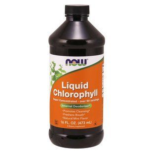 NOW Foods, Liquid Chlorophyll, Mint Flavor, 473 мл