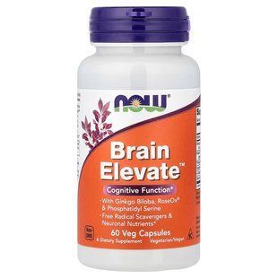 NOW Foods, Brain Elevate, 60 капсул