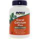 NOW Foods, Coral Calcium Plus, 100 капсул