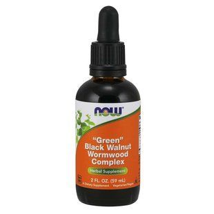 NOW Foods, "Green" Black Walnut Wormwood Complex, 60 мл