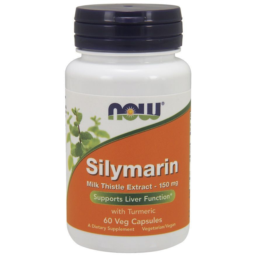 NOW Foods, Silymarin, Milk Thistle Extract, 150 мг, 60 капсул