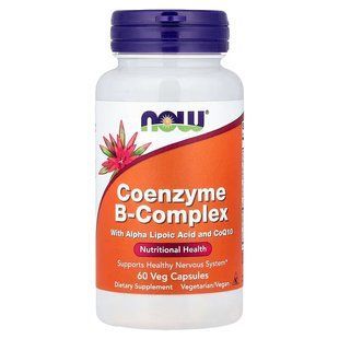 NOW Foods, Co-Enzyme B-Complex, 60 капсул