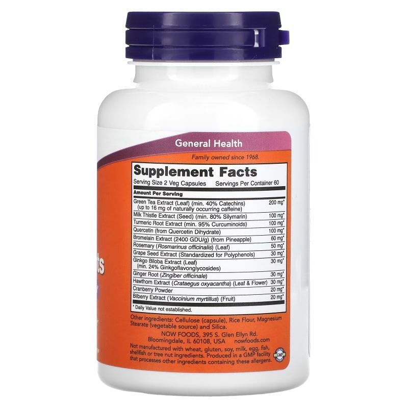 NOW Foods, Super Antioxidants, 120 вегетаріанських капсул