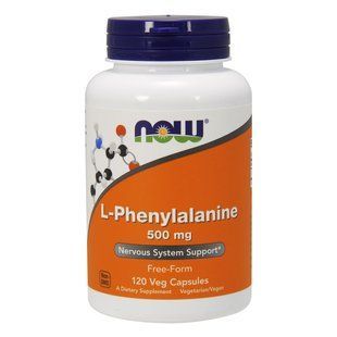 NOW Foods, L-Phenylalanine, 500 мг, 120 капсул