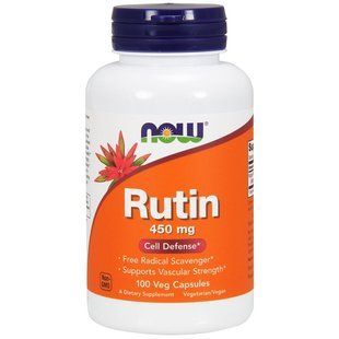 NOW Foods, Rutin, 450 мг, 100 капсул