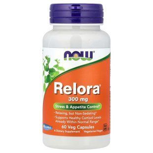 NOW Foods, Relora, 300 мг, 60 капсул