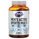 NOW Foods, Sports, Men's Active Sports Multi, 180 м'яких капсул