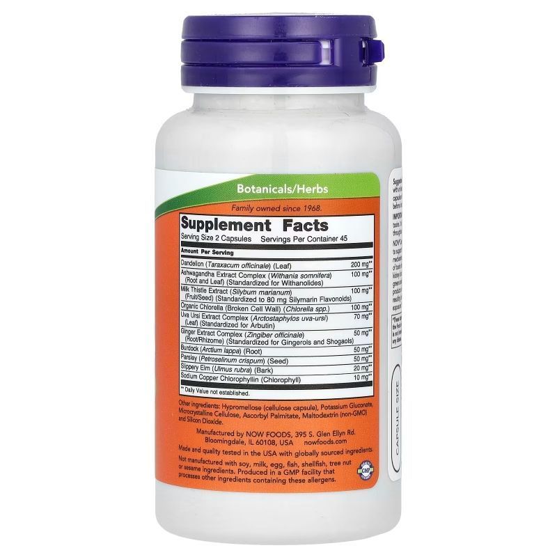 NOW Foods, Detox & Cleanse, 90 капсул
