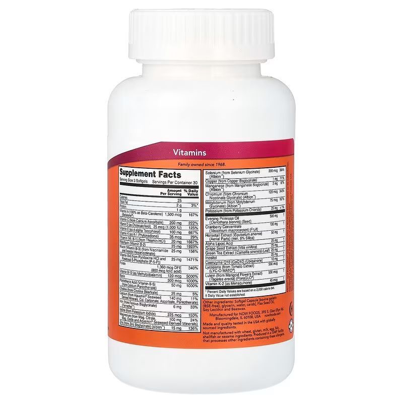 NOW Foods, Eve, Superior Women's Multi, 90 капсул