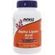 NOW Foods, Alpha Lipoic Acid, 250 мг, 120 капсул