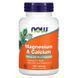 NOW Foods, Magnesium & Calcium, 100 таблеток