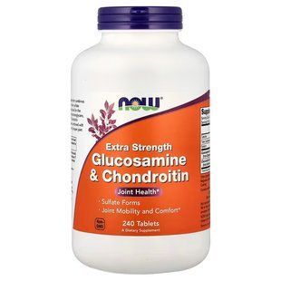 NOW Foods, Glucosamine & Chondroitin, Extra Strength, 240 таблеток