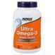 NOW Foods, Ultra Omega-3 Fish Oil, 500 EPA/250 DHA, 180 капсул