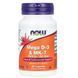 NOW Foods, Mega D-3 & MK-7, 5,000 IU / 180 мкг, 60 капсул