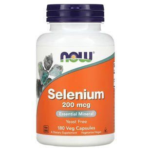 NOW Foods, Selenium, 200 мкг, 180 капсул