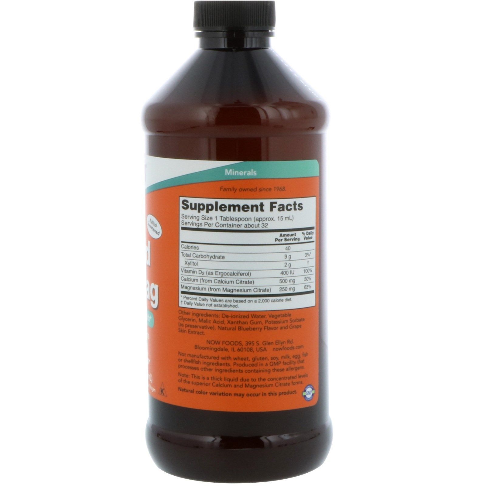 NOW Foods, Liquid Cal-Mag, 473 мл