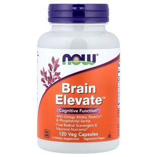 NOW Foods, Brain Elevate, 120 капсул